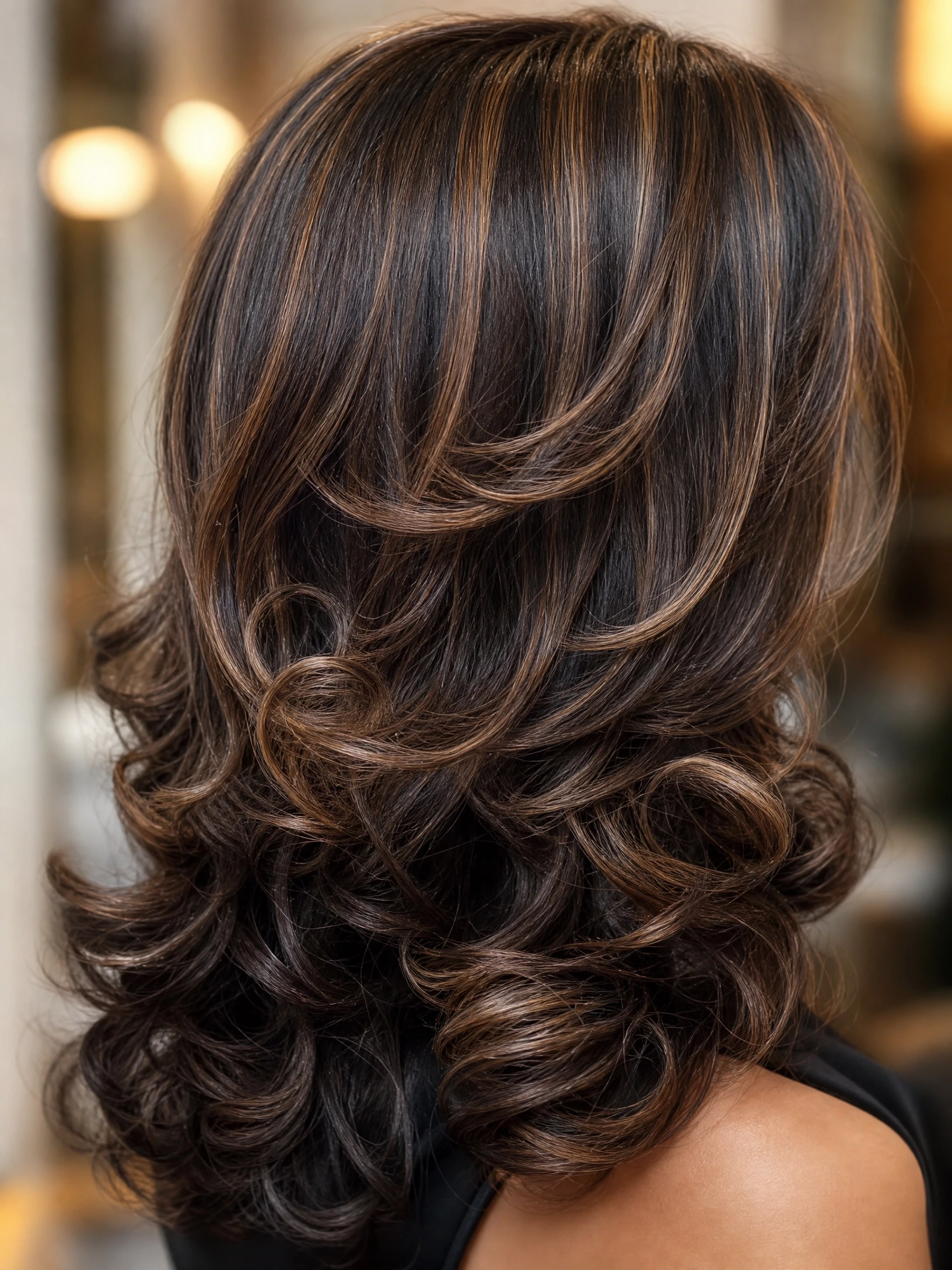 Penteado para evento feito no Salu Cabeleireiro